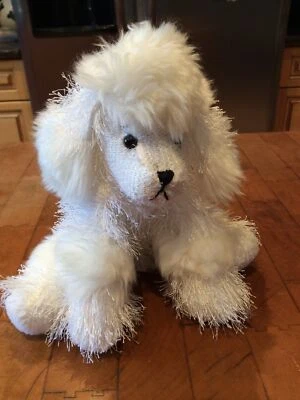 Webkinz Poodle Dog Plush Stuffed Animal HM014 Ganz White No Code 8" - Image 1 of 4