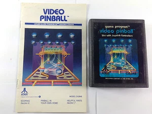 Video Pinball 1981 Atari 2600 & 7800 With Manual - Picture 1 of 8