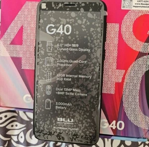 BLU G40 - 32 GB - Blk (Unlocked) Sim card needed "Great Starter Phone 4 Kids" - Picture 1 of 4