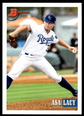 2021 Bowman Heritage #105 Asa Lacy Prospects   Kansas City Royals - Image 1 of 2