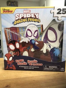 Disney Junior Marvel Spidey & His Amazing Friends Foam Puzzle 25 Pcs 13"x24" NEW - Picture 1 of 2
