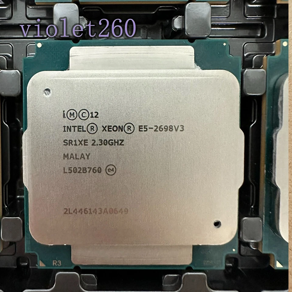 Intel Xeon E5-2698 V3 LGA2011 Server CPU Processor SR1XE 2.3GHz 16Core 135W - Image 1 of 1