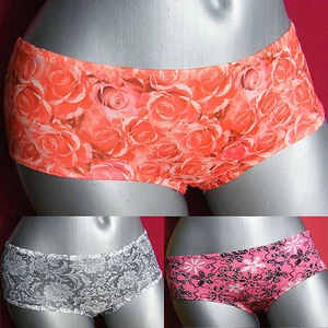 Damen Panty Slip mit floralen Muster - Größen 34 bis 46 - Picture 1 of 5