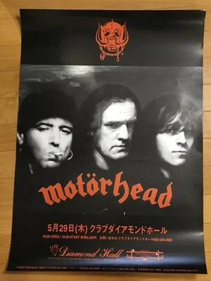 Póster promocional Motorhead no a la venta en vivo 1997 NAGOYA CLUB DIAMOND HALL Foto 1 de 2