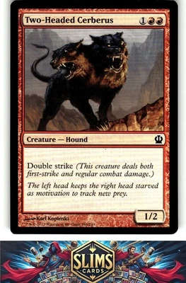 Magic the Gathering MTG Theros Two-Headed Cerberus #146 Buy 2 Get 1 - Image 1 of 2