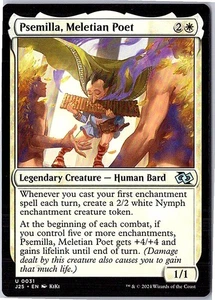 Psemilla, Meletian Poet (Anime) U Foundations Jumpstart 31 Near Mint - Picture 1 of 1