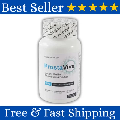 (1 Paquete) Prosta Vive - Apoyo para la Próstata - 60 Cápsulas - EE. UU. Foto 1 de 3