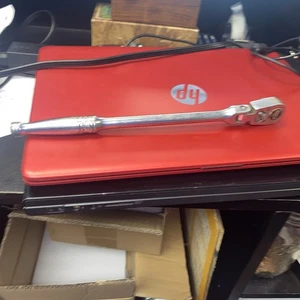 Snap-On F711A 3/8" Drive 11" Long Ratchet Standard Grip Handle Flex Head Vintage - Picture 1 of 8