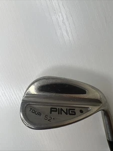 Ping Tour Black Chrome BLACK DOT Gap Wedge 52 Degree Steel Shaft RH - Picture 1 of 10