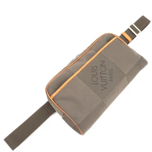 Louis Vuitton Damier Geant Acrobat Body Bag Terre M93619 Authentic - Picture 1 of 22