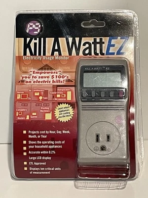 P3 International Kill-A-Watt EZ P4460.01 Electricity Usage Power Monitor - Image 1 of 4