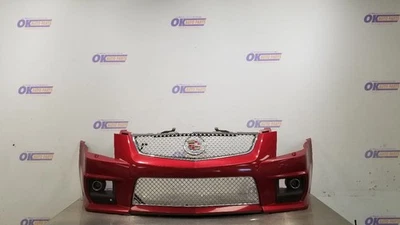 09 CADILLAC CTS-V COMPLETE FRONT BUMPER WITH GRILLES AND FOG LIGHTS RED - Изображение 1 из 4