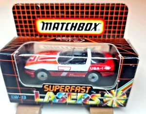 Matchbox Laserwheels Corvette LW-13 von 1984 mint in Mint Box schon sehr SELTEN - Bild 1 von 13