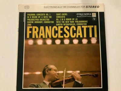 FRANCESCATTI violin - PAGANINI & SAINT-SAENS - COLUMBIA MS 6268 LP - Image 1 of 4