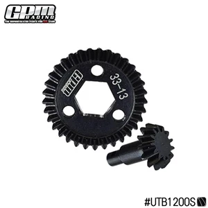 GPM Medium Carbon Steel Bevel Gear Set 33T/13T For AXIAL 1/18 UTB18 Capra - Picture 1 of 1