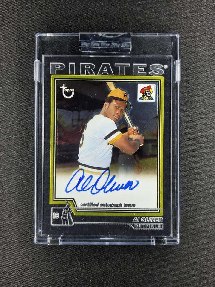 Al Oliver 2004 Topps Chrome Retired On-Card AUTO PIRATES - Image 1 of 2