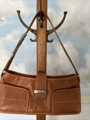 Lambertson Truex Handbag Pebbled Leather,  Italy - Image 1 of 4