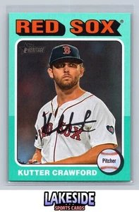 2024 Topps Heritage High Number #631 Kutter Crawford Aqua SP - Picture 1 of 2