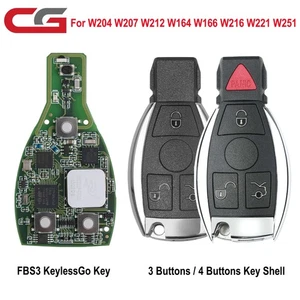 CGDI 3/4 Button Keyless Go FBS3 Smart Key 433/315MHZ For Mercedes-Benz W204 W207 - Bild 1 von 22