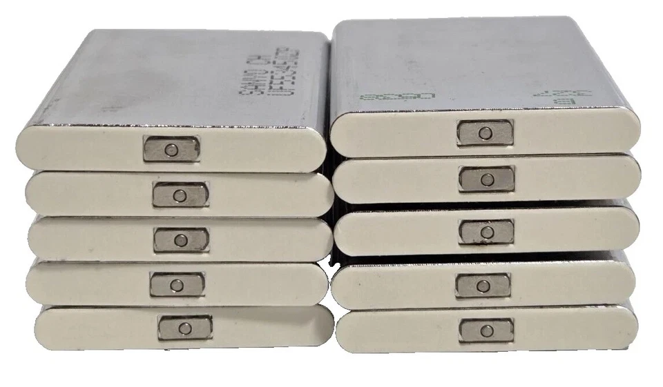 BATERÍA RECARGABLE DE IONES DE LITIO SANYO PRISMATIC 3.7V 1150MAH (Lote de 10) Foto 1 de 4