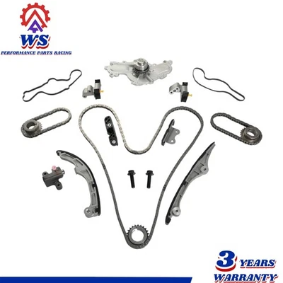 Engine Timing Chain Kit Water Pump For Ford Edge Lincoln MKS 3.7L 2007-2010 DOHC - Image 1 of 4