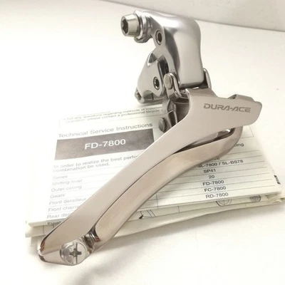 Braçadeira de banda SHIMANO DURA-ACE FD-7800 desviador dianteiro 28,6 mm NOS caixa falha - Imagem 1 de 4