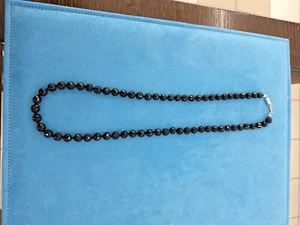 COLLANA IN ONICE CON INSERTI ARGENTO 925 - Foto 1 di 2