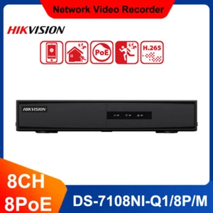 Hikvision 8CH POE 1U NVR 6MP Plug&Play DS-7108NI-Q1/8P/M Network Video Recorder - Picture 1 of 4
