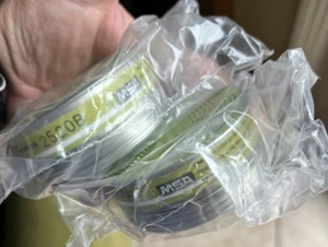 2 Sealed MSA Multi Gas Chemical Cartridges 492790  Comfo Respirator GME 07/30/25 - Picture 1 of 4