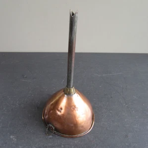 Großer antiker Kupfer Weintrichter - Zinn ausgekleidet - Bild 1 von 8