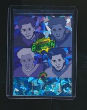 JERMAINE BURTON 2021 SUPER GLOW BLUE CRACKED ICE REFRACTOR 1/1 ONE OF ONE