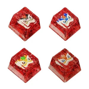 Chinese Style Lion Clear Keycap for Mechanical Keyboard Durability Resin Keycap - Picture 1 of 12