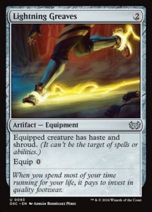 Lightning Greaves - Duskmourn - EN NM - DSC 93 - MTG Magic The Gathering - Picture 1 of 1