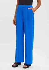 Vero Moda Zelda High Rise Wide Leg Trousers - Princess Blue / 34W 32L