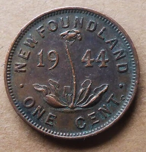 NEUFUNDLAND 1944 CENT "SCHÖNE MÜNZE" CAN.SHIP 1,99 $ - Bild 1 von 2