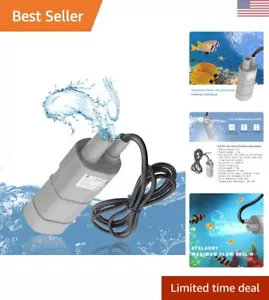 Submersible Water Pump - 12V DC, 600L/H, 5M Head, Low-Noise, Compact Size - Picture 1 of 10