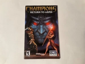 *Manual Only* Champions Return to Arms PS2 Playstation 2 Instructions Book *OEM* - Picture 1 of 2
