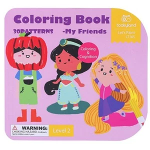 Tookyland Coloring Book - My Friends 26x28x0.5cm - Picture 1 of 3