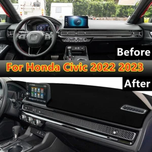 Alfombrilla de tablero Dashmat tablero de instrumentos cubierta accesorios de coche para Honda Civic 2022-2024 - Imagen 1 de 2