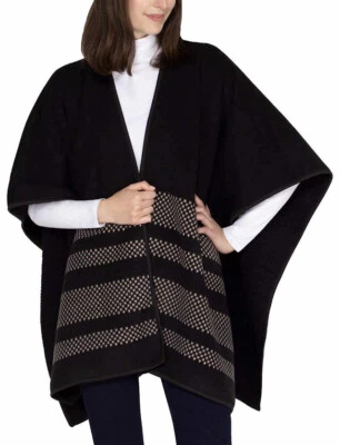 Ike Behar, Ladies' Wrap w Reversible High Pile Fleece (Choose Color) - Image 1 of 3