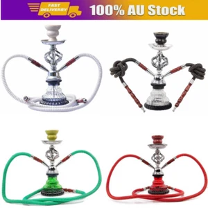 2 Hose Premium Shisha Hookah Set Twist Ball Style Traditional Gift Collectible - Picture 1 of 17