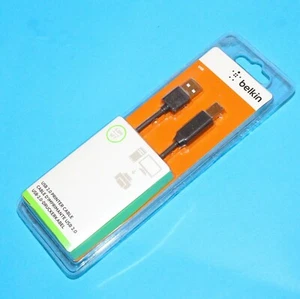 Belkin USB High Quality B Type Genuine Origin 1.8M printer cable for HP Printers - Picture 1 of 1