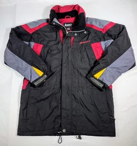 Vtg 1996 Nordica Vertech III Skiing Snowboarding Jacket Mens Sz M Black Gray Red - Picture 1 of 10
