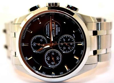 TISSOT - COUTURIER CHRONOGRAPH VALJOUX MENS WATCH T035614A - Image 1 of 4