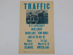 Traffic/Blue Cheer Fillmore Auditorium Winterland 3/14/68 BG-111 Postcard - Picture 1 of 10