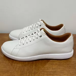 Cole Haan Grand Crosscourt II Sneaker Damen 9B Optic White Leder Schuhe - Bild 1 von 13
