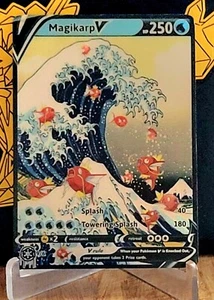 Pokemon Magikarp V Anima Doujin ACG Allenatore Fai da Te Artigianato Full Art Carta Personalizzata Holo - Foto 1 di 2