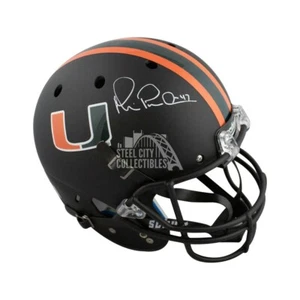 Michael Irvin Autographed Miami Hurricanes Full-Size Football Helmet - JSA COA - Picture 1 of 1