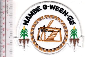 Parche O-Ween-Ge Pueblo de Indios Nambe Tribu Indígena Americana Sello Nuevo México - Imagen 1 de 1