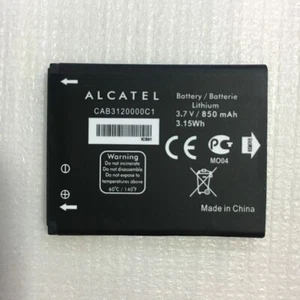 NEW CAB3120000C1 850mAh Battery For Alcatel One Touch 768 OT710 OT888A OT880A - Zdjęcie 1 z 1
